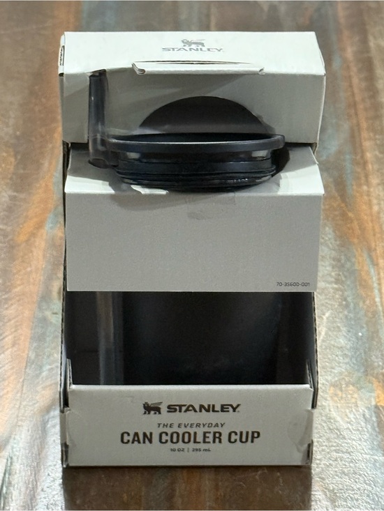 Stanley Other - Stanley Black 10 oz The Everyday Can Cooler Cup NWT